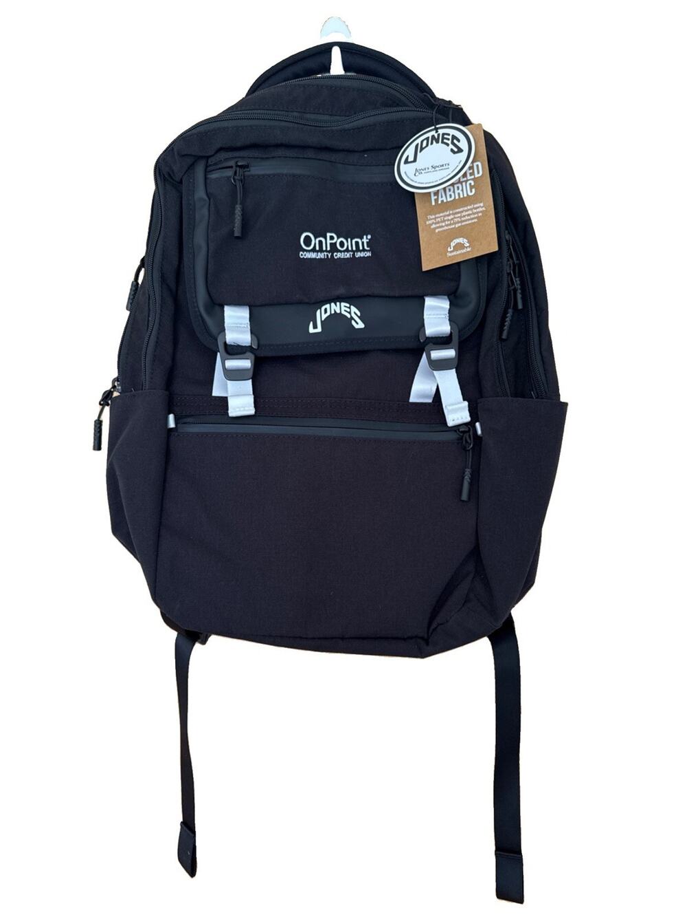 Jones Sports Co. Golf A2 Backpack Black “OnPoint Credit Union” Logo New!